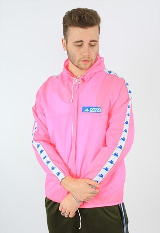 KAPPA TAPE LOGO VINTAGE SPORTS SHELL JACKET