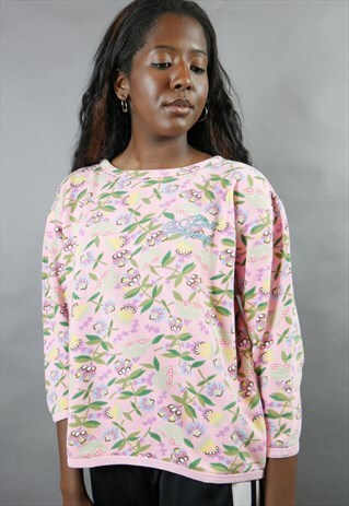 FLORAL ALL OVER PRINT BEST COMPANY SWEATSHIRT