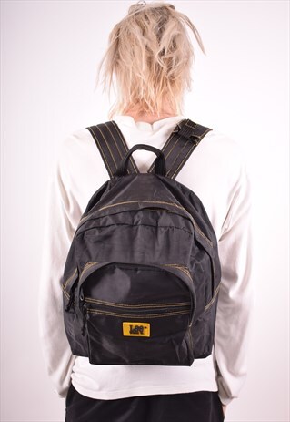 LEE MENS VINTAGE BAGPACK ONE SIZE BLACK 90S