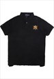 Vintage  Polo Ralph Lauren Polo Shirt Quarter Button Black