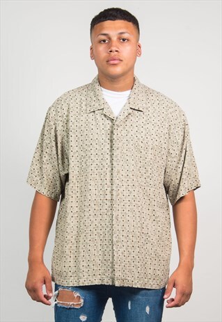 OPEN COLLAR SHIRT SHORT SLEEVE