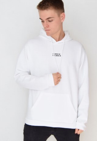 WHITE COORDINATES HOODIE