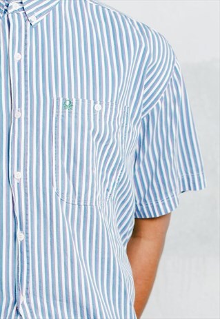 VINTAGE STRIPED BENETTON SHIRT