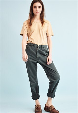 90'S RETRO STONEWASH REGULAR WAIST STRAIGHT DENIM JEANS