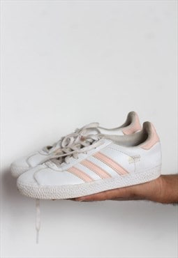 Vintage ADIDAS Distressed Trainers White UK 2