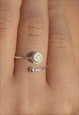 SILVER RING SHIVA SHELL SMALL ADJUSTABLE CHRISTMAS GIFT