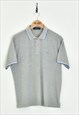 Vintage Fred Perry Polo T-Shirt Grey Small
