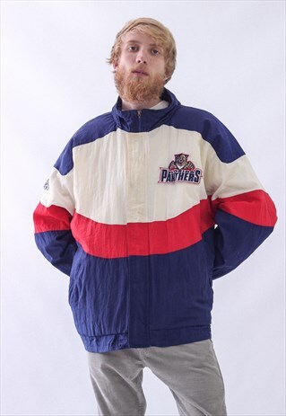VINTAGE MENS FLORIDA PANTHERS NHL BIG LOGO WINTER JACKET