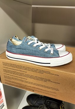 Chuck Taylor Converse Canvas Shoes Lace Up Pride Denim