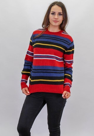 VINTAGE TOMMY HILFIGER STRIPED SWEATSHIRT