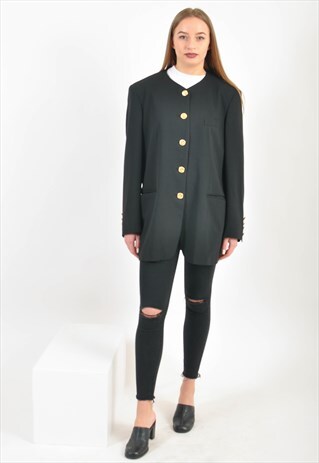 VINTAGE 90'S OVERSIZED BLACK JACKET