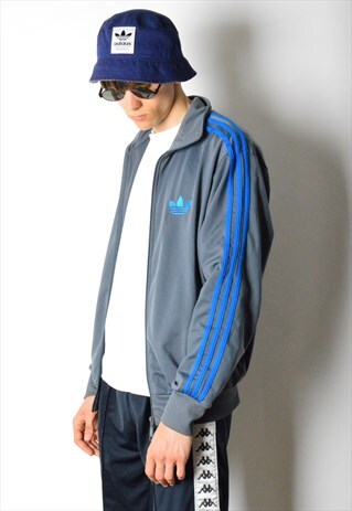 GREY ADIDAS TRACK JACKET
