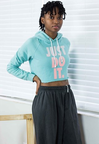 VINTAGE NIKE CROP TOP REWORKED LOGO 90S L 13