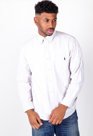 VINTAGE RALPH LAUREN PIN STRIPE SHIRT S1088