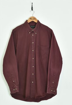 Vintage Plain Shirt Purple XLarge