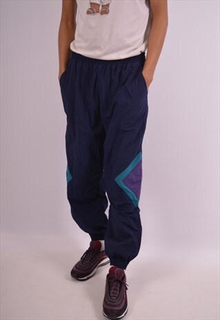 VINTAGE TRACKSUIT TROUSERS NAVY BLUE