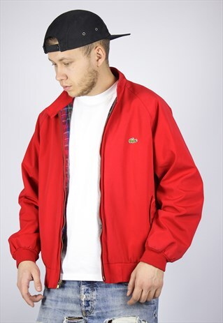 RARE VINTAGE MENS LACOSTE IZOD HARRINGTON JACKET