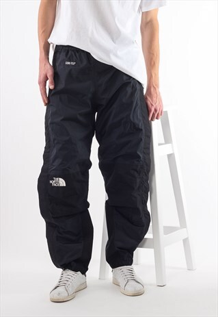 VINTAGE THE NORTH FACE GORE-TEX SHELL PANTS 90S BLACK