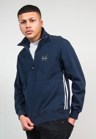 NAUTICA QUARTER ZIP SWEATSHIRT
