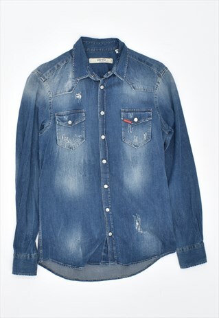 VINTAGE Y2K LIO JO DENIM SHIRT BLUE