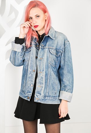 LAST UNIT SALE / VINTAGE 80S WRANGLER DENIM JACKET S0275