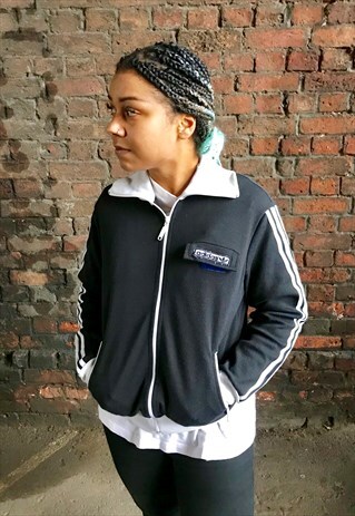 VINTAGE 70S ADIDAS RARE ZIP THROUGH TRACKSUIT TOP JACKET