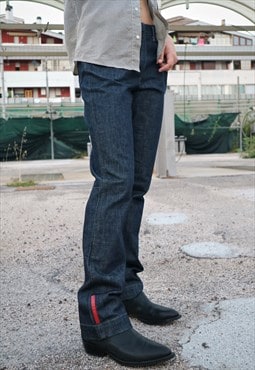 Y2k Vintage Prada red line jeans