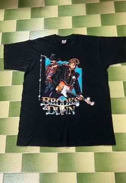 Vintage 1992 Brooks & Dunn Trail Drive 92' Tour Concert Tee