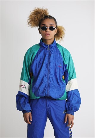 VINTAGE LE COQ SPORTIF SPORTS TRACKSUIT TOP WINDBREAKER
