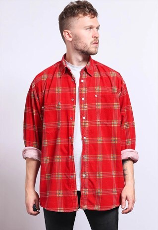 VINTAGE CORDUROY CORD SHIRT