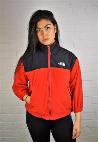 VINTAGE 90'S NORTH FACE FLEECE ZIP UP FLEECE JACKET
