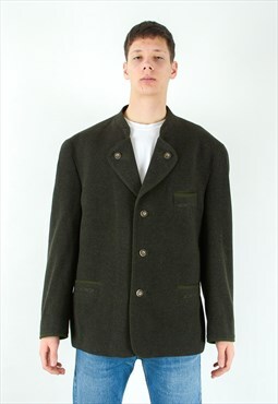 DISTLER Trachten UK 46 US Blazer Wool Cashmere Jacket Coat