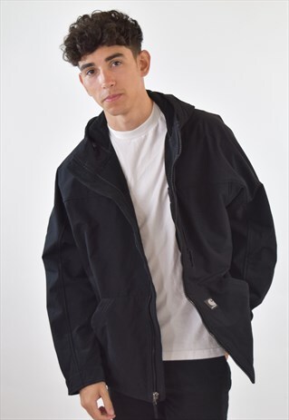 VINTAGE BLACK CARHARTT PARKA JACKET COAT