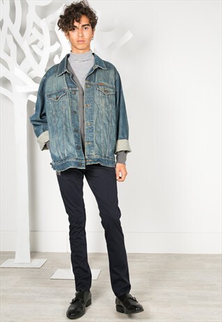 VINTAGE 80S POLO RALPH LAUREN DENIM JACKET S1172