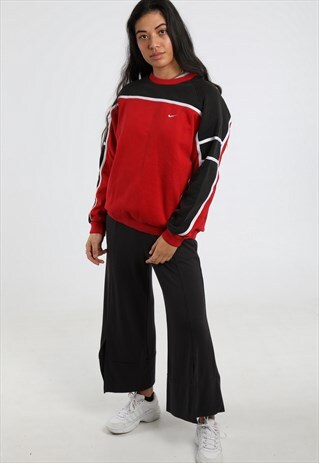 90S NIKE EMBROIDERED LOGO SWEATSHIRT