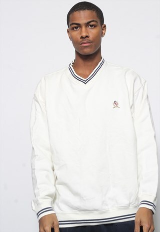 VINTAGE TOMMY HILFIGER SWEATSHIRT CREAM