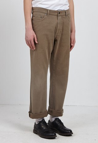 VINTAGE BROWN GANT RUGGER DENIM JEANS