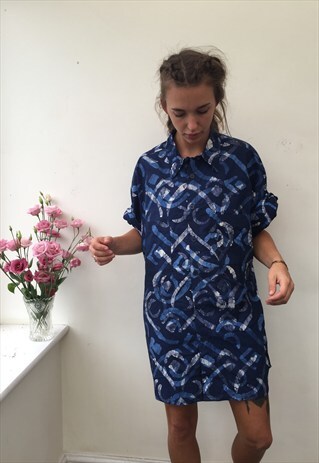 CRAZY PATTERN OVERSIZED RETRO VINTAGE UNISEX FESTIVAL SHIRT