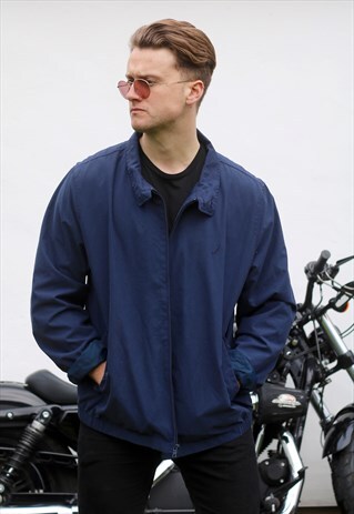 NAUTICA USA PRUSSIAN BLUE HARRINGTON JACKET