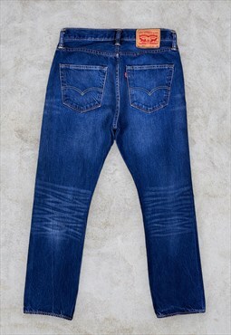Vintage Levi's 501 Jeans Blue Denim Straight Leg W32 L30