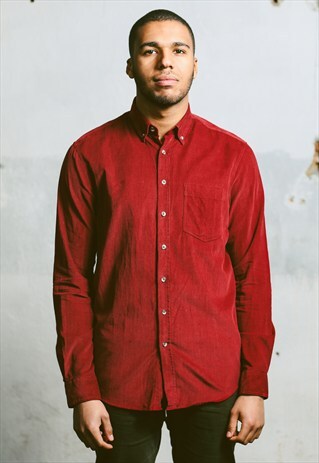 VINTAGE 90S CORDUROY OXFORD SHIRT