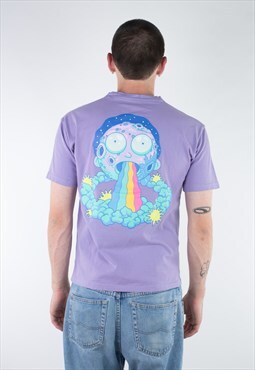 Vintage Pull & Bear Rick and Morty Graphic Printed T-Shirt