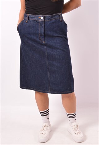 VINTAGE TIMBERLAND DENIM SKIRT BLUE
