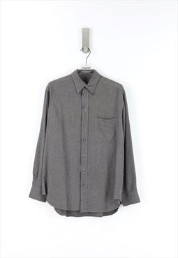 Giorgio Armani Le Collezioni Long Sleeve Shirt in Grey - S