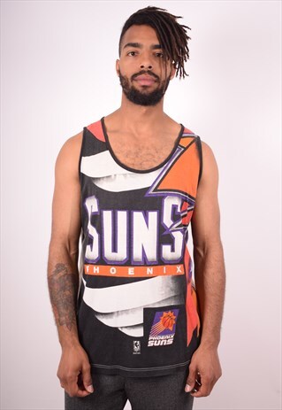 NBA MENS VINTAGE PHOENIX SUNS VEST TOP LARGE MULTI 90S