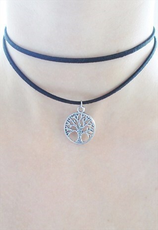 DOUBLE WRAP CHOKER - TREE OF LIFE CHOKER