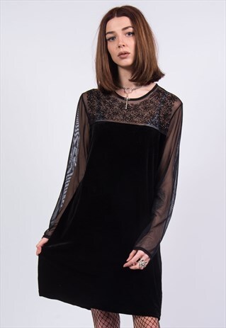 VINTAGE 90'S VELVET DRESS