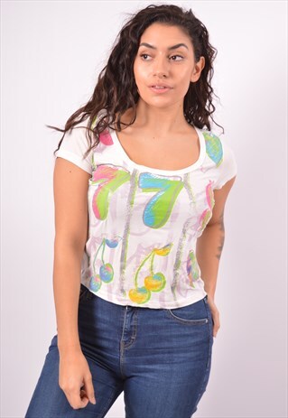 VINTAGE VERSACE T-SHIRT TOP MULTI
