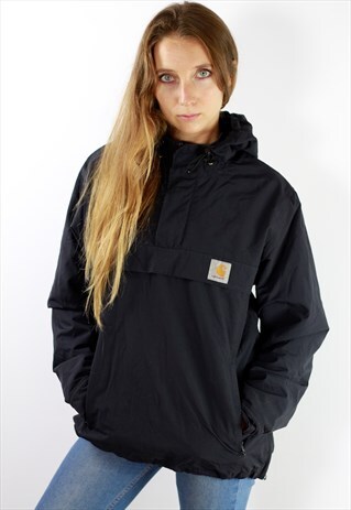 VINTAGE CARHARTT FLEECE JACKET BLACK