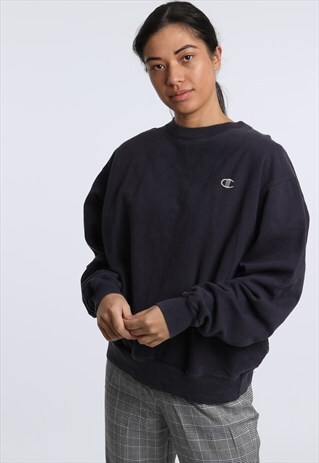 90S CHAMPION EMBROIDERED LOGO SWEATSHIRT